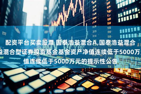 配资平台买卖股票 国泰浩益混合A,国泰浩益混合C: 关于国泰浩益混合型证券投资基金基金资产净值连续低于5000万元的提示性公告